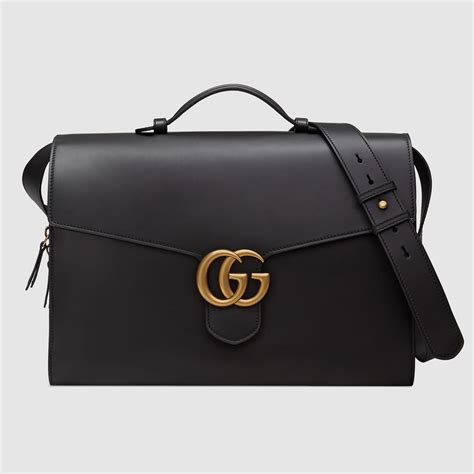 gucci gg marmont briefcase|gucci marmont bag small size.